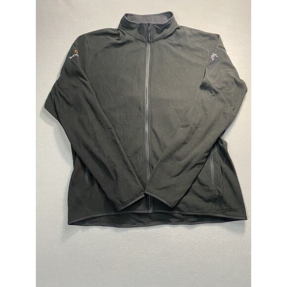 ARC’TERYX Delta LT Jacket Size XL Black Lightweight Fleece - Picture 1 of 12